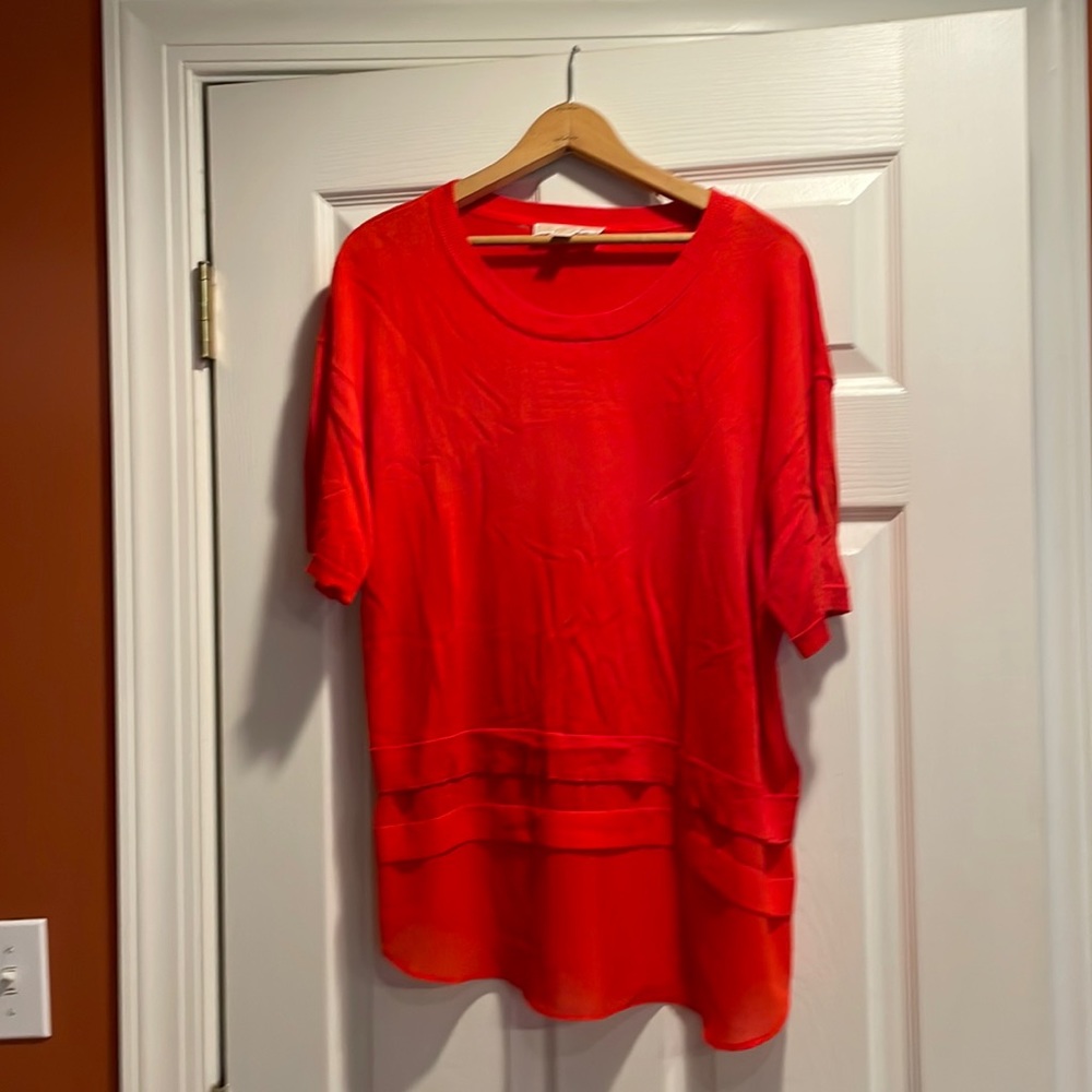 Michael by Michael Kors Sweater with Illusion Hem. Sz XL
